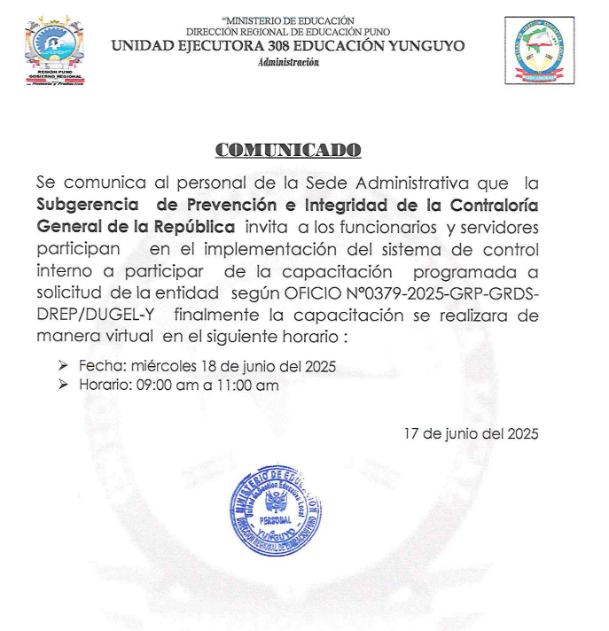 Imagen Comunicado